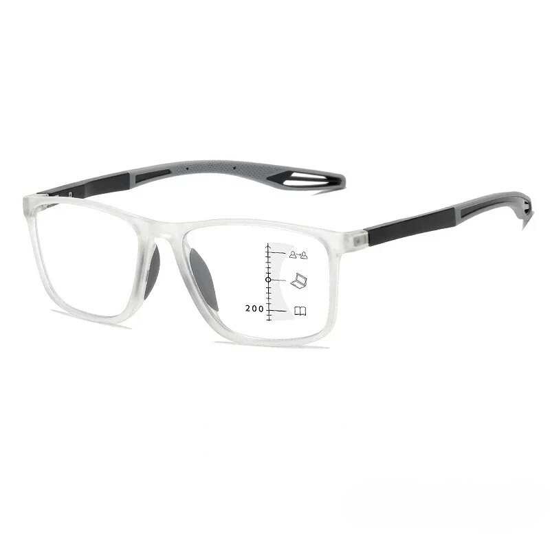 Gafas multifocales VisionSync™ transparentes, vista frontal