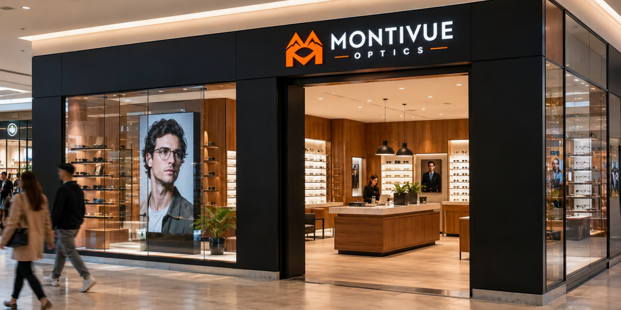 Montivue Optics eyewear storefront